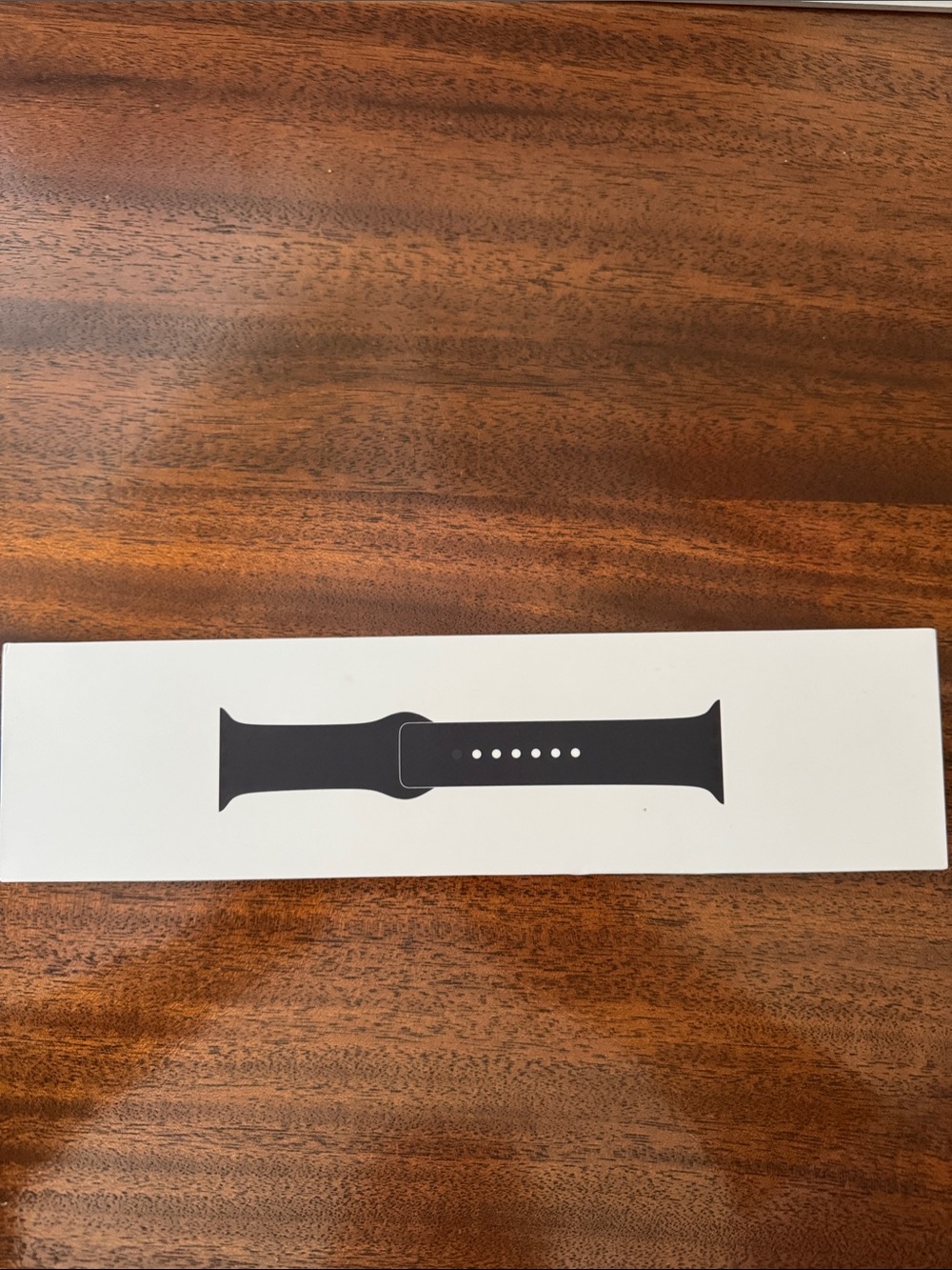 Apple Black Silicone Sport Band for Apple Watch